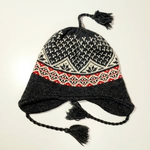 Wool blend Winter Cap with Tassels Ladies One Size